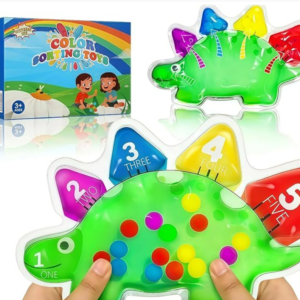JoyLife Sensorik Spielzeug, Gelgefüllte Fidget Toys zum Quetschen, Farben Sortieren